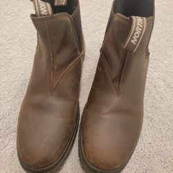 NORTIV 8 Men's Chelsea Work Boots Ankle Slip on Boots US Size 12