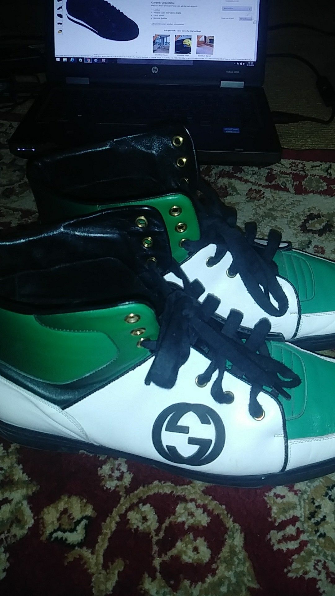 Authentic Gucci sneakers sz 13