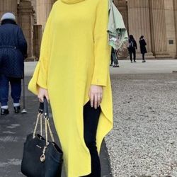 Yellow Midi Dress