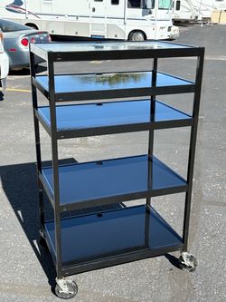 Large Metal Roller Cart - $35