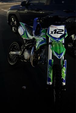RFZ 125cc Dirt Bike long wheels Green White