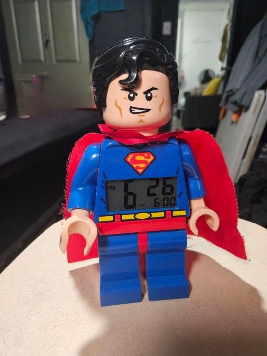 Lego Superman Alarm Clock
