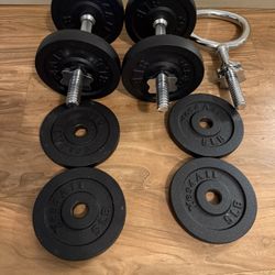 Adjustable weights and Kettlebell