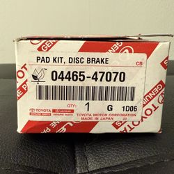 Lexus CT200h Front Brake Pads