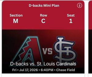 Arizona Diamondbacks vs St. Louis Cardinals - Fri
