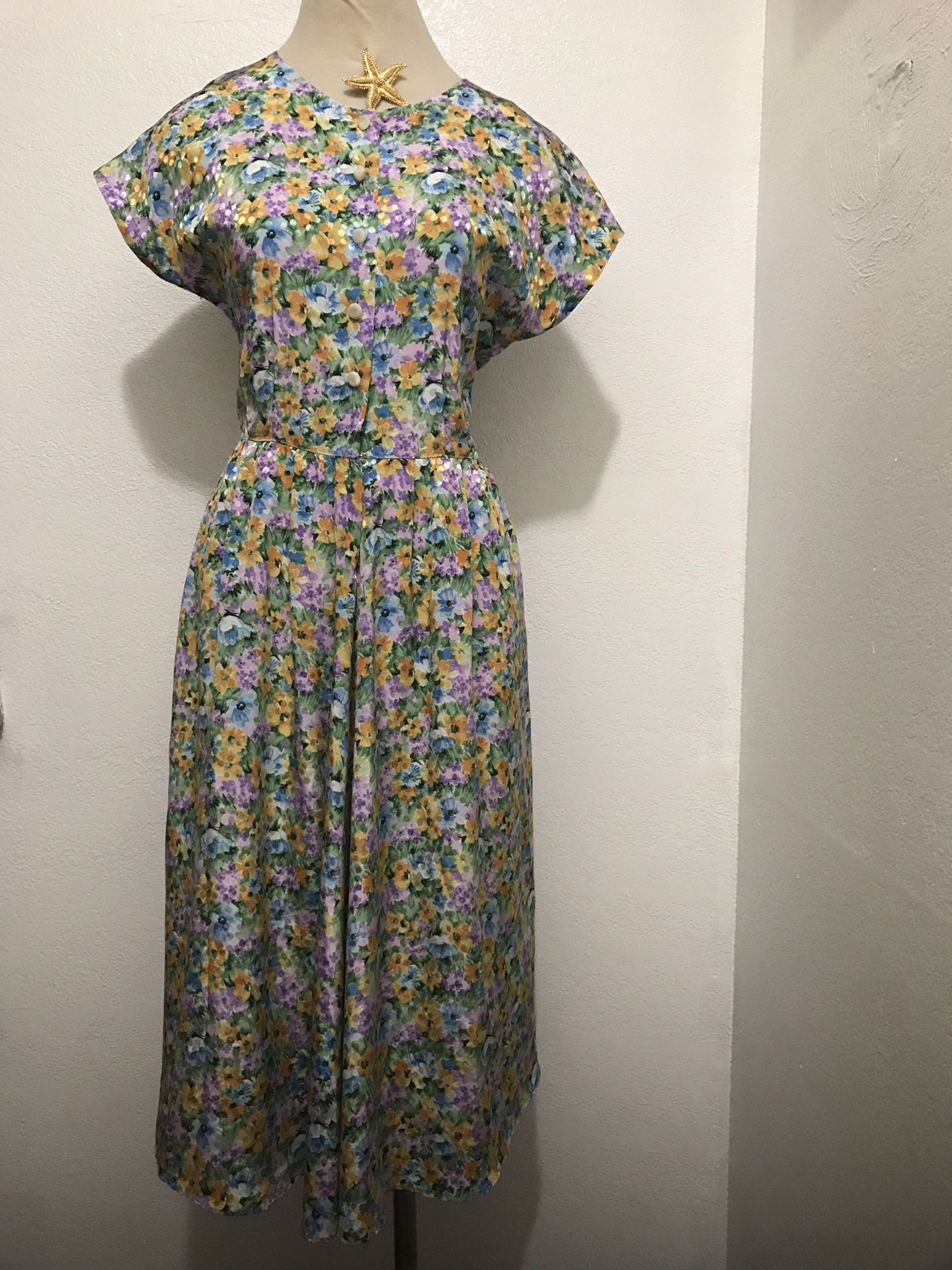Vintage floral dress