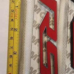 RS badge emblem logo decal nameplate dhesive back SHIPPING AVAILABLE 