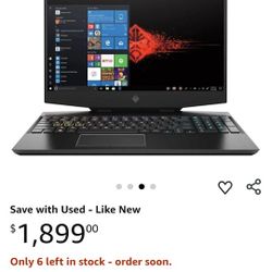 Omen 15.6 Gaming Laptop 700$ obo