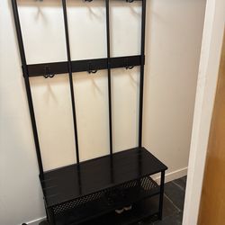 Coat and shoe rack