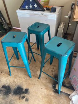 30” metal barstools