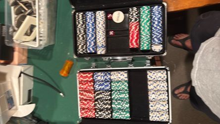 Poker Chip Set in Aluminum Case
