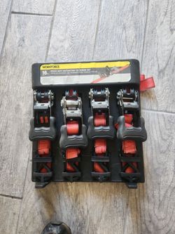Workforce 16ft Heavy-Duty Ratcheting Tie-Downs Set