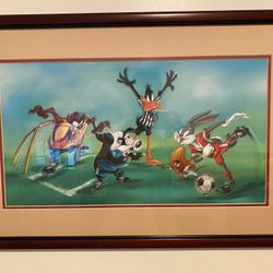 Warner Bros Cartoon Character Framed Picture