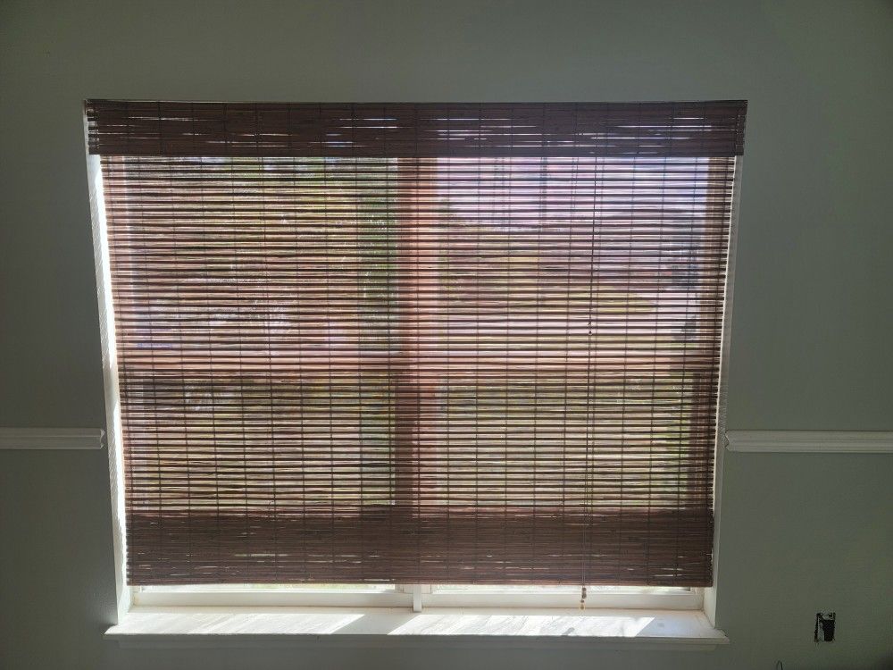 Bamboo blinds