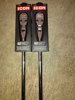 Icon G2 26" Locking Flex 1/2" Ratchets.