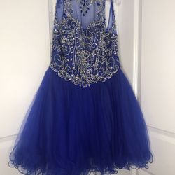 Dancing Queen dark blue dress