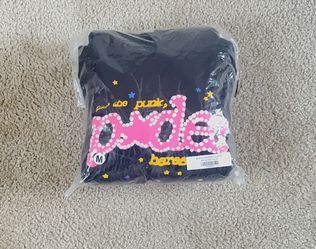 SP5DER Hoodie P*NK V2 Black 1:1 Medium