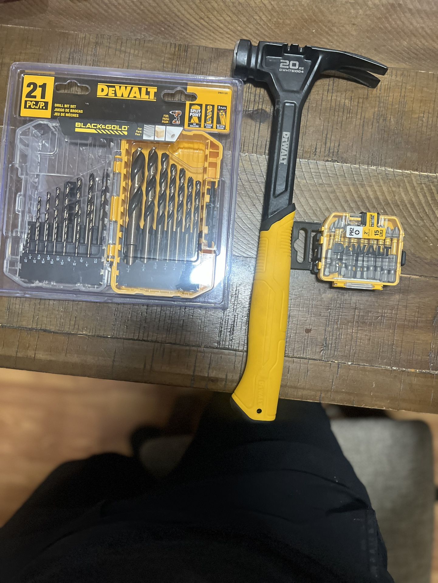 New Dewalt Hammer And Drill Bits Sets