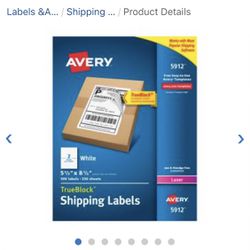 Avery 2 Up Shipping Labels