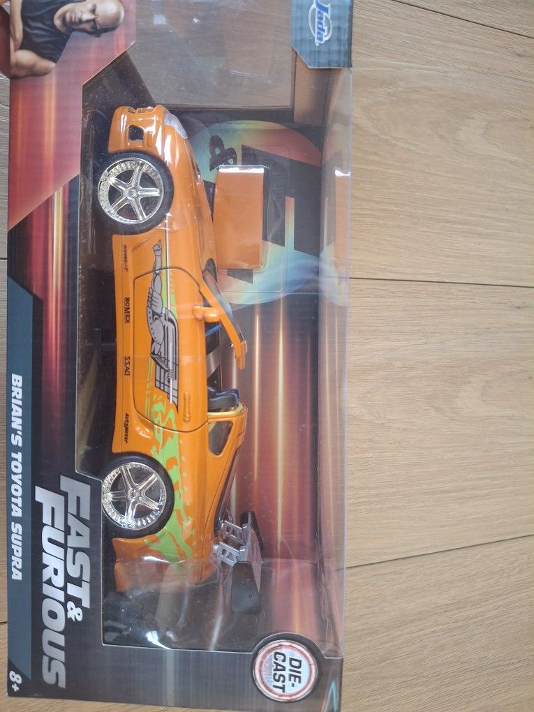 Jada Brians Toyota Supra Fast Furious Big Scale 1/24
