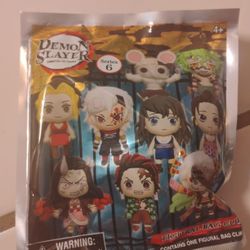 Brand New Demons Slayer Series 6 Bag Clips $7 Each