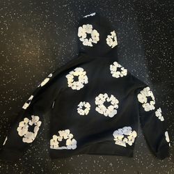 Denim Tears Black And White Hoodie