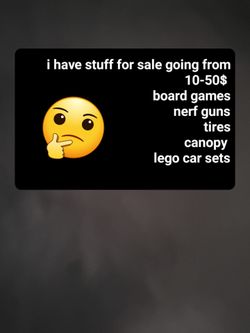 Stuff for sale