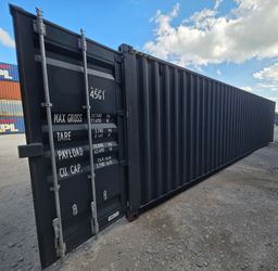 NEW Gray 40HC One Trip Shipping Containers For Sale 