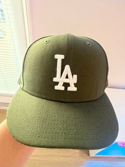 LA Olive Green Fitted Cap