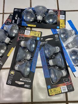 50-watt Halogen GU-10 Bulbs