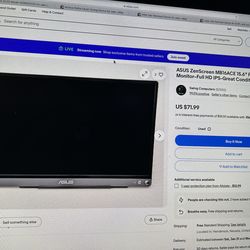 ASUS zen Screen 15.6 Inch