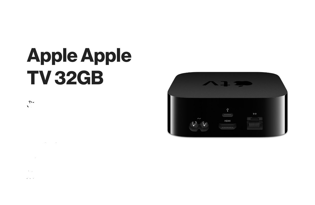 Apple TV 32 gb new opened package sealed