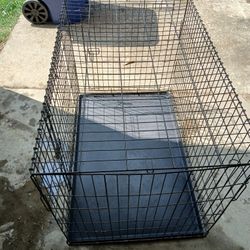Black XL Dog Cage