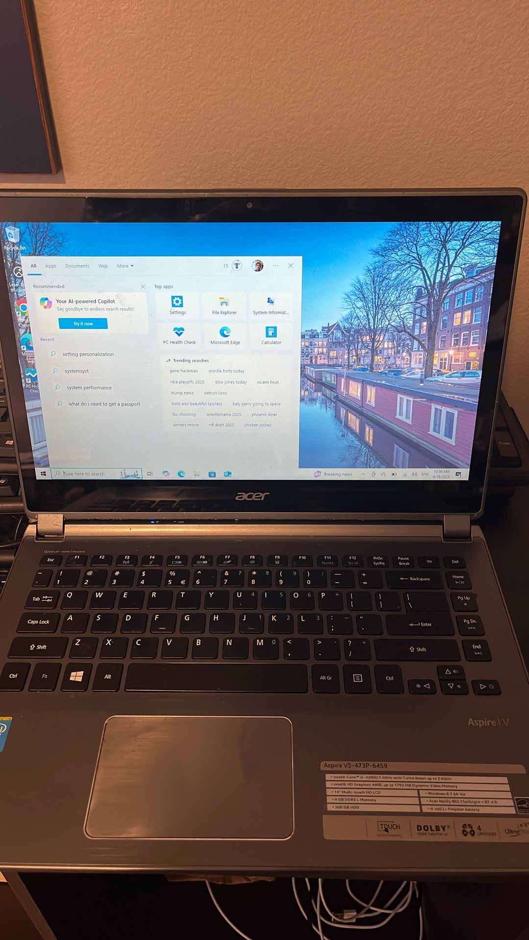 14” Acre Notebook, 2 Computers & Laser Printer Scanner Copier