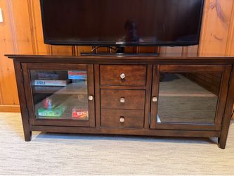 Cherry wood TV Stand