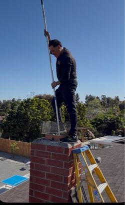 Chimney cleaning and dryer vent