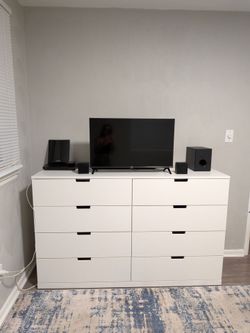 White Solid Dresser