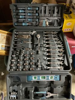 Mechanic & Household Tool Set in Hard Case
