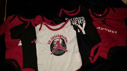 5 Nike Air Jordan Baby Onesies 3-6 months
