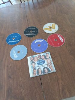 6.  Dvds movies and 1 music cd for free