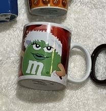 (217) M&M's Green Character Christmas Mug