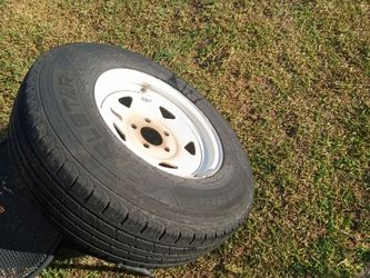 Trailer spare with wheel ST 205/75R14