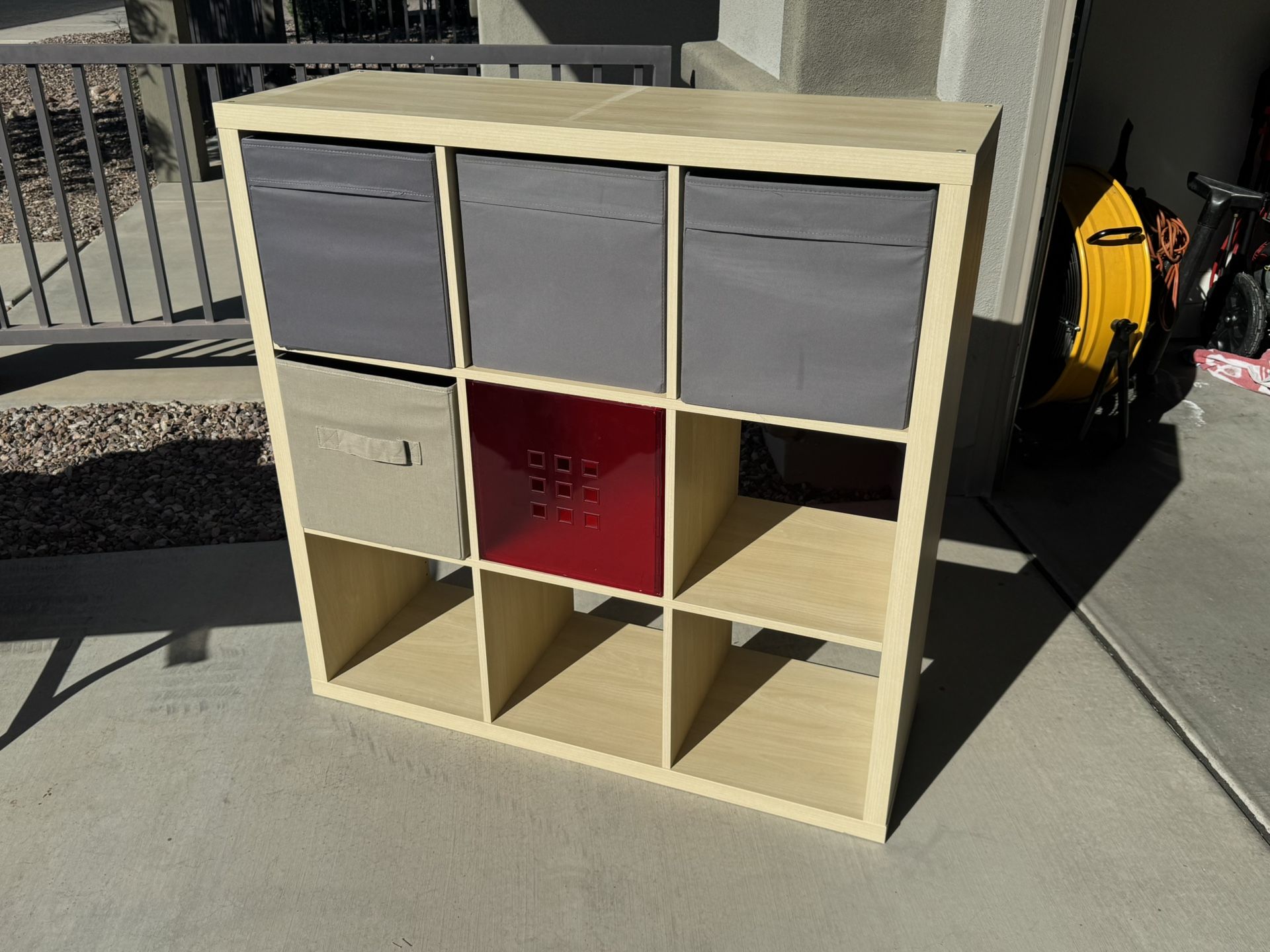 3x3 IKEA Kallax Shelf Unit
