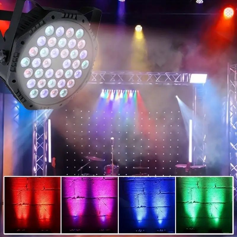 stage par light dj lighting led lp009 54*3w rgbwa amber club light DMX 512 controlled DJ bar display