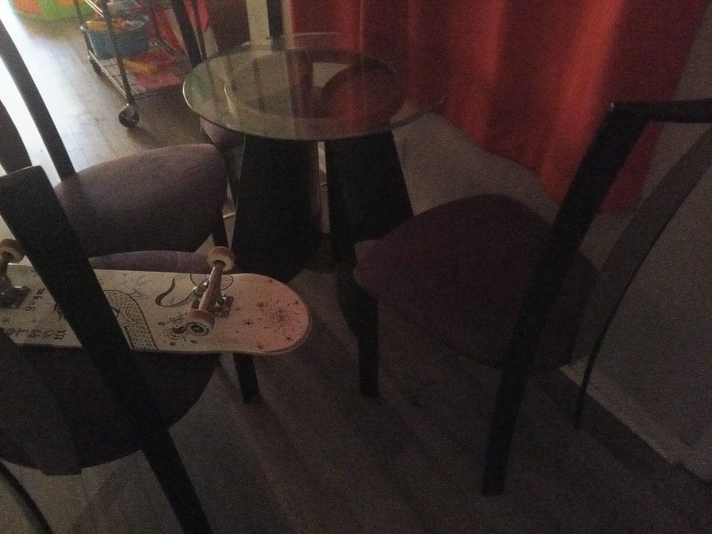 As Is. Dining Table With Chairs