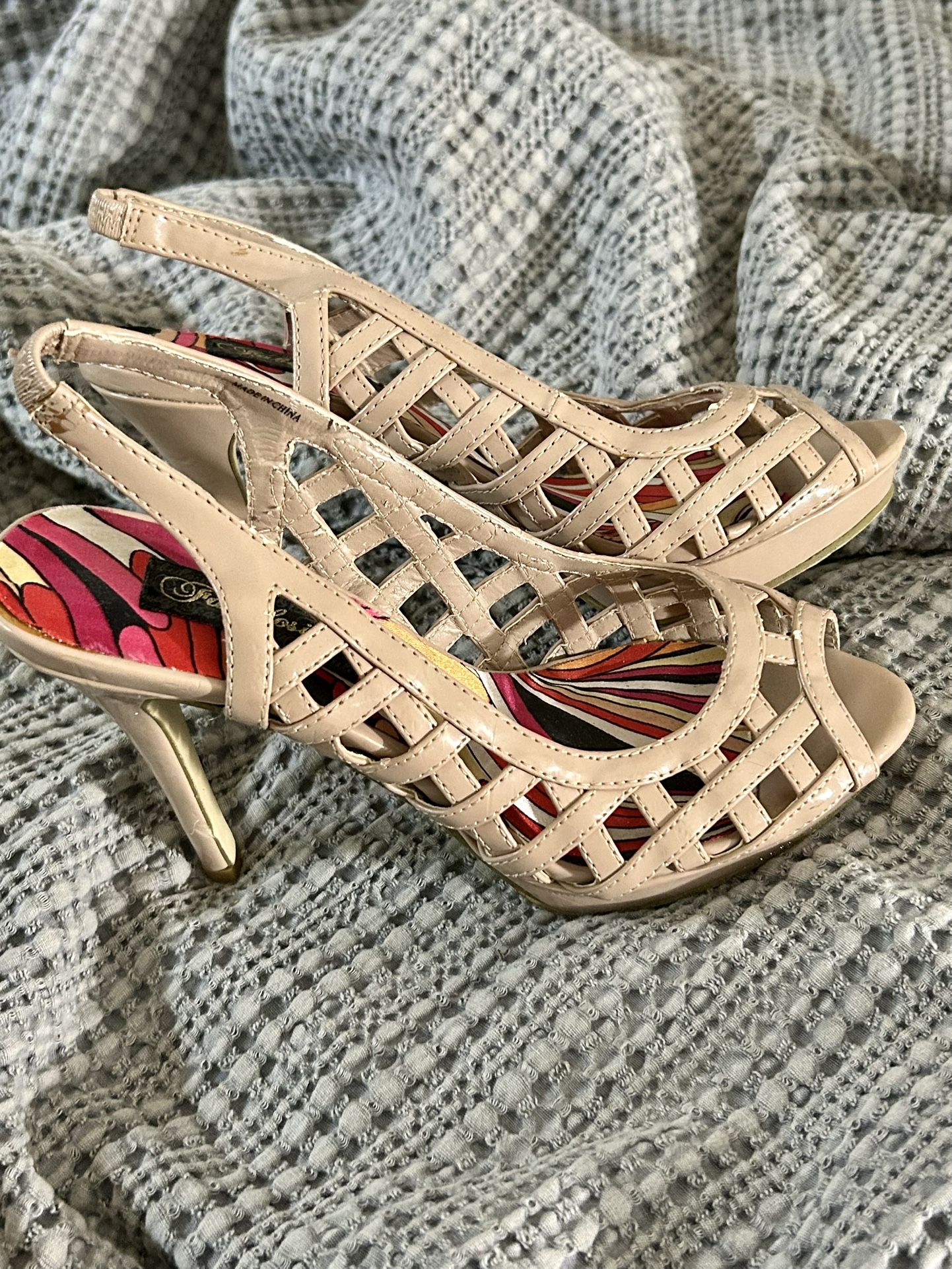 Beige Heels!!! Size 7
