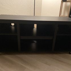 black tv stand/console