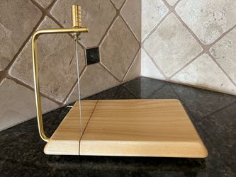 Baker Hart & Stuart Wire Cheese Slicer Board