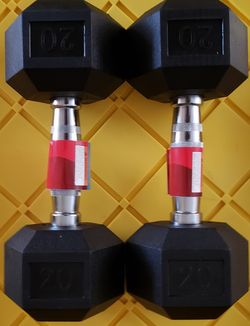 20 LB DUMBBELL WEIGHTS 40 lbs total. BRAND NEW