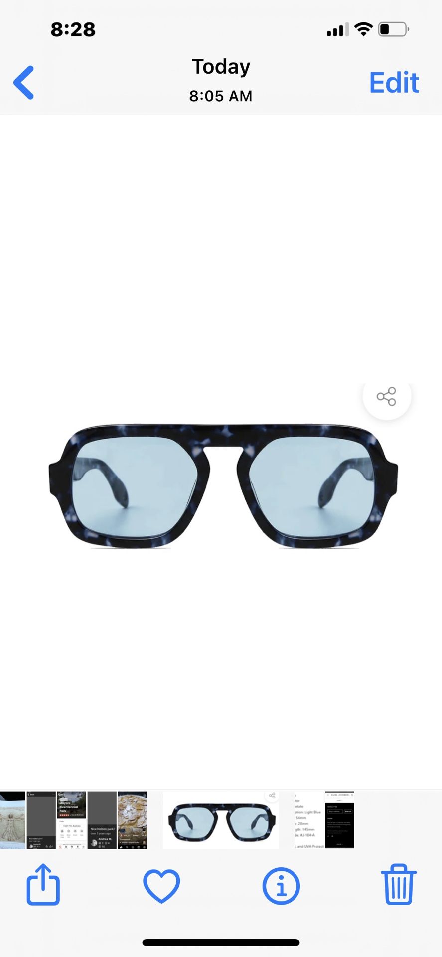 Elisa Johnson Jane Sunglasses
